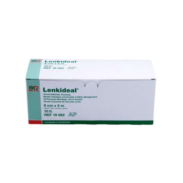 Lenkideal Idealbinde Kurzzug 8cmx5m 10 ST PZN 07600861